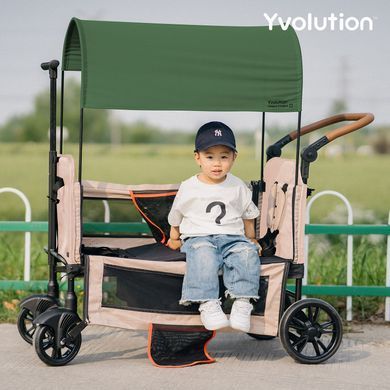 YVolution Візочок Stroller Wagon зелений YW01G1 фото