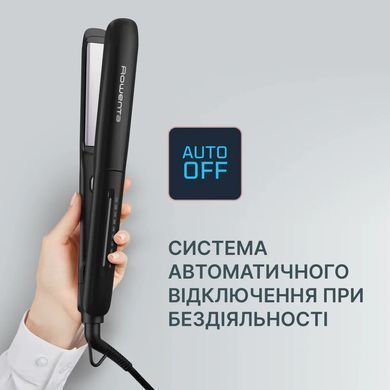 Rowenta Випрямляч Optiliss +, >240Вт, темп.режимів-10, 140-230С, кераміка, турмалін, чорний SF3320F0 фото