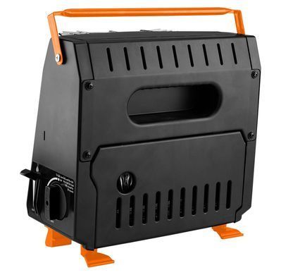 Neo Tools Обігрівач газовий, 2.2кВт, 160г/год, картриджний, регулятор, п'єзопідпал, чорний 90-133 фото