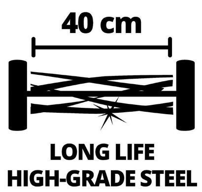 Einhell Газонокосилка ручная GC-HM 400, 40 см, 27 л, 13-37 мм 3414129 фото