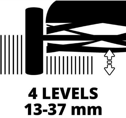 Einhell Газонокосилка ручная GC-HM 400, 40 см, 27 л, 13-37 мм 3414129 фото