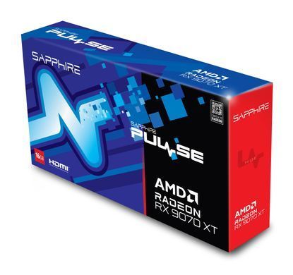 SAPPHIRE Видеокарта Radeon RX 9070 XT 16GB GDDR6 PULSE GAMING OC 11348-03-20G фото