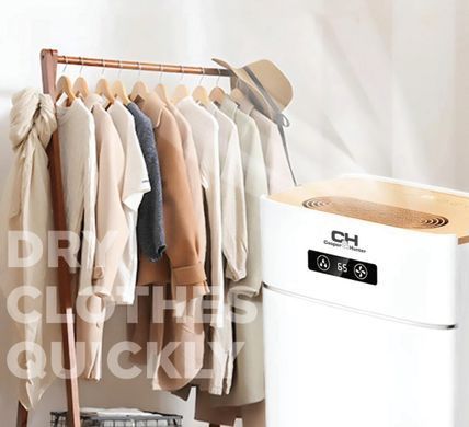 Cooper&Hunter Осушувач повітря Cooper&Hunter CH-D014WD8-30LDWF 30 л. на добу, 80 м2, 160 м3/г, ел.кер-ня, WI-FI, резервуар 5 л, дисплей, таймер, іонізатор