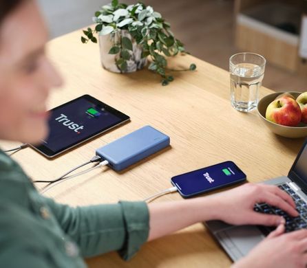 Trust Портативное зарядное устройство Primo ECO 20000 mAh Blue 25026_TRUST фото
