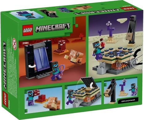 LEGO Конструктор Minecraft Подорож до Нижнього світу та Порталу до Краю 21584 фото