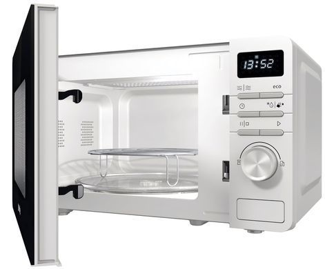 Gorenje Микроволновая печь, 20л, электр. управл., 800Вт, дисплей, белый MO20A3W фото