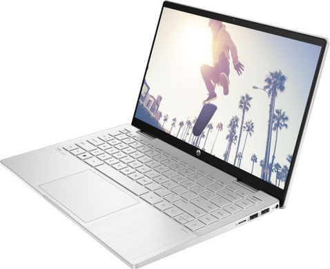 HP Ноутбук Pavilion x360 14-ek2005ua 14" FHD IPS Touch, Intel 5-120U, 16GB, F512GB, UMA, DOS, серебристый AQ8P3EA фото