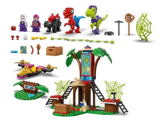 LEGO Конструктор LEGO Spidey Битва Павука та раптора Гоббі у штаб-будинку на дереві 11200 фото