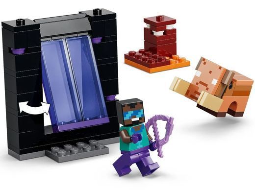 LEGO Конструктор Minecraft Подорож до Нижнього світу та Порталу до Краю 21584 фото