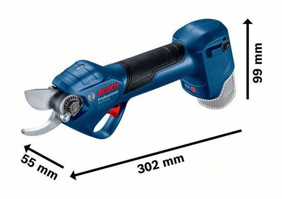 Bosch Секатор Pro Pruner SOLO акумуляторний, 12В, 3.0 Ач, до 25мм, 1кг 0.601.9K1.020 фото