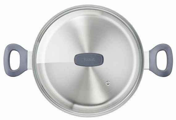 Tefal Кастрюля Daily Cook с крышкой, 24см, нержавеющая сталь, алюминий, бакелит G7124645 фото