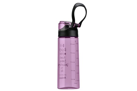 Пляшка для води Ardesto Big things 700 мл, рожева, пластик AR2206PR фото