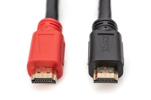 Digitus Кабель HDMI High speed с усилителем (AM/AM) 15m, black AK-330105-150-S фото
