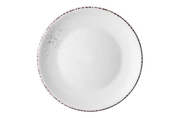 Тарілка обідня Ardesto Lucca, 26 см, Winter white, кераміка AR2926WMC фото