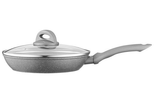 ARDESTO Сковорода з кришкою Gemini Gourmet Vasto, 24см, алюміній, сірий AR1924GSL фото