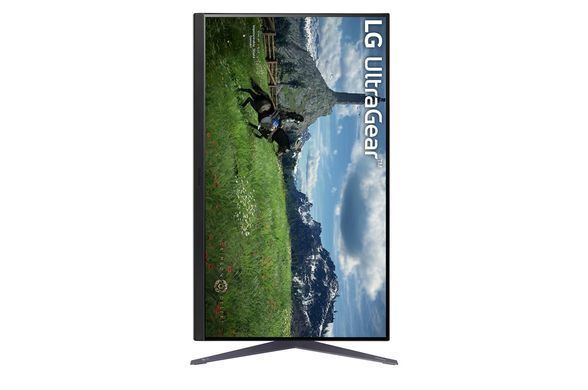 LG Монітор LG 31.5" 32GS85Q-B 2xHDMI, DP, USB, Audio, NanoIPS, 2560x1440, 180Hz, 1ms, DCI-P3 98%, G-SYNC, FreeSync, Pivot, HDR10 32GS85Q-B фото