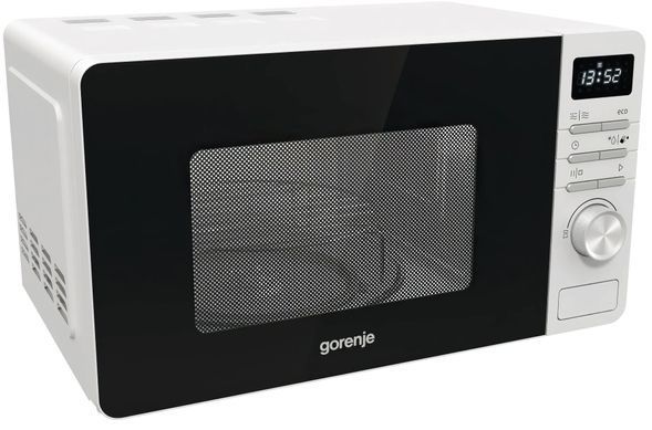 Gorenje Микроволновая печь, 20л, электр. управл., 800Вт, дисплей, белый MO20A3W фото