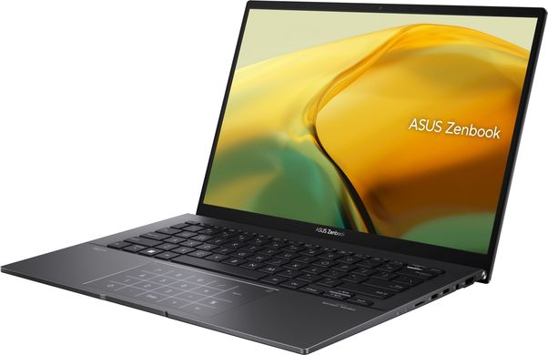 ASUS Ноутбук Zenbook 14 UM3402YA-KP751 14" WQXGA IPS, AMD R5-7430U, 16GB, F1TB, UMA, NoOS, Черный 90NB0W95-M01C20 фото