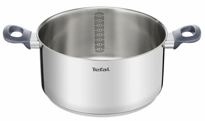 Tefal Кастрюля Daily Cook с крышкой, 24см, нержавеющая сталь, алюминий, бакелит G7124645 фото