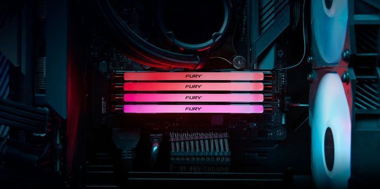 Kingston Память ПК DDR5 32GB KIT Renegade RGB KF564C32RSAK2-32 KF564C32RSAK2-32 фото