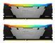 Kingston Память ПК DDR4 64GB KIT (32GBx2) 3600 FURY Renegade RGB 4 - магазин Coolbaba Toys