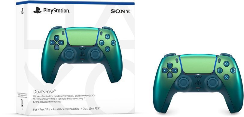 PlayStation Геймпад 5 Dualsense BT, Chrome Teal 1000050603 фото