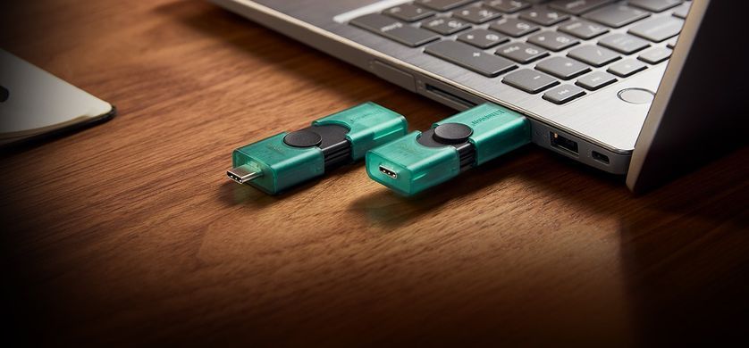Kingston Накопичувач Kingston 128GB USB 3.2 Type-A + Type-C DT DuoG2 DTDEG2/128GB фото