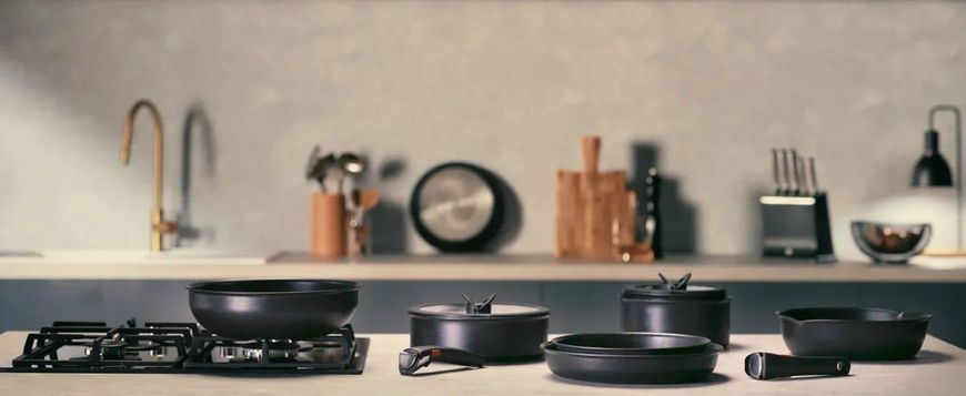 Tefal Cookware set Tefal Ingenio Excellence+, 13 pcs, aluminum, stainless steel, bakelite, black P0009753 фото