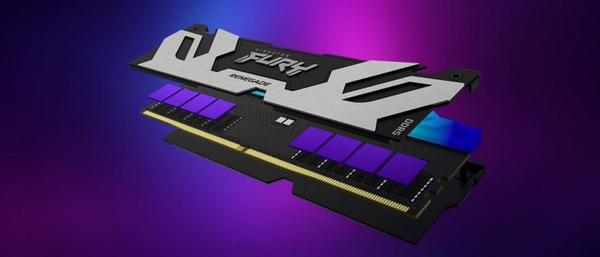 Kingston Память ПК DDR5 32GB KIT Renegade RGB KF564C32RSAK2-32 KF564C32RSAK2-32 фото