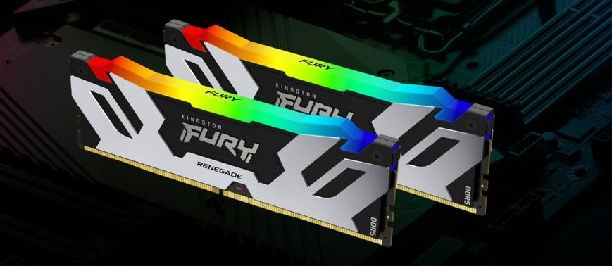 Kingston Память ПК DDR5 32GB KIT Renegade RGB KF564C32RSAK2-32 KF564C32RSAK2-32 фото